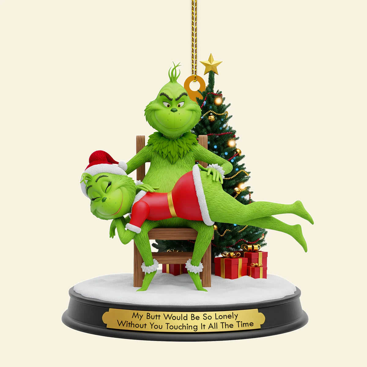 đ„$9.99 On Sale Today OnlyđGrinch Couple Christmas Ornament Set