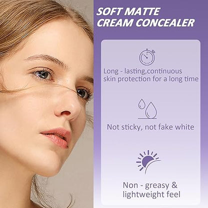 🔥BUY 1 GET 1 FREE (2 PCS)🔥 Soft Matte Cream Concealer