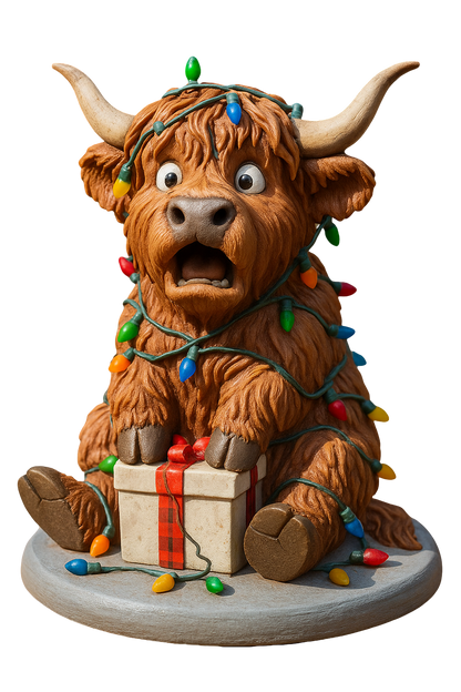 🐮Highland Cow Advent Calendar 2025🎄✨ - 3D Handmade Highland Cow Doll(24Pcs)