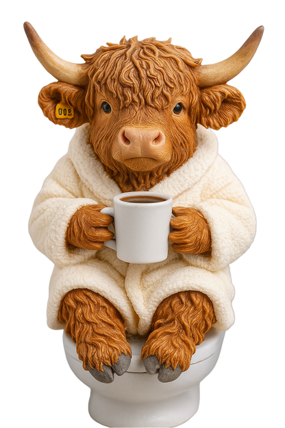 🐮Highland Cow Advent Calendar 2025🎄✨ - 3D Handmade Highland Cow Doll(24Pcs)