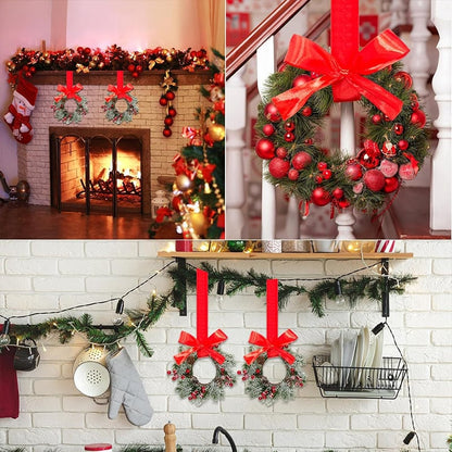 Hot Sale⚡ 50K+ SOLD! Almost Gone-💥🎁Christmas Mini Window Wreaths