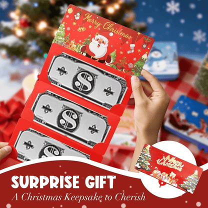 🏆Flash Sale⚡ 50K+ SOLD! Almost Gone🎅💸Christmas Cash Gift Envelope– A creative way to give cash this Christmas!