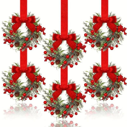 Hot Sale⚡ 50K+ SOLD! Almost Gone-💥🎁Christmas Mini Window Wreaths