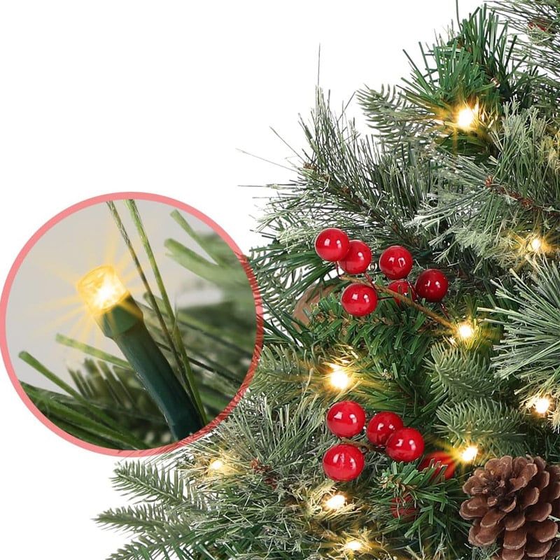 🎄Christmas Promotion 50% OFF🔥Pre-lit Artificial Christmas Tree Urn Filler💐