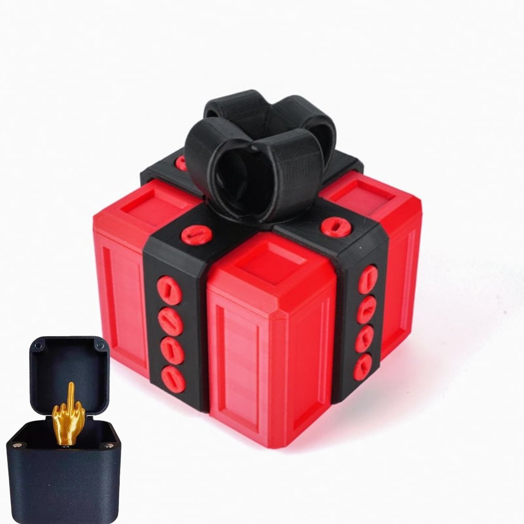 🎁 3D Printed Annoying Gift Box 😂 - Ideal for Pranks and Mischief!