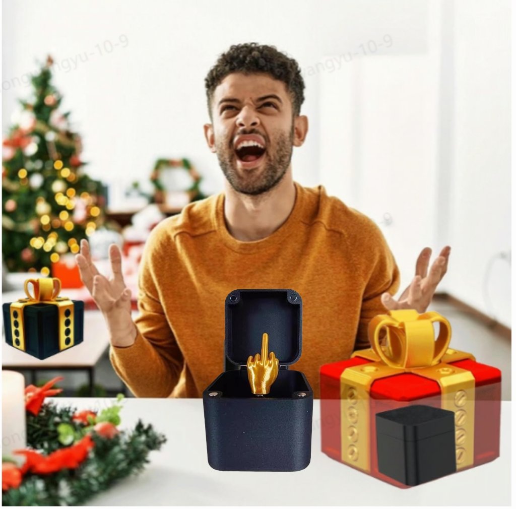 🎁 3D Printed Annoying Gift Box 😂 - Ideal for Pranks and Mischief!
