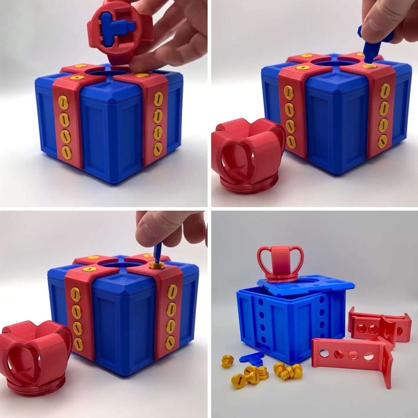 🎁 3D Printed Annoying Gift Box 😂 - Ideal for Pranks and Mischief!