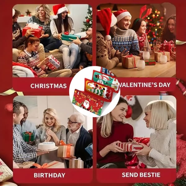 🏆Flash Sale⚡ 50K+ SOLD! Almost Gone🎅💸Christmas Cash Gift Envelope– A creative way to give cash this Christmas!