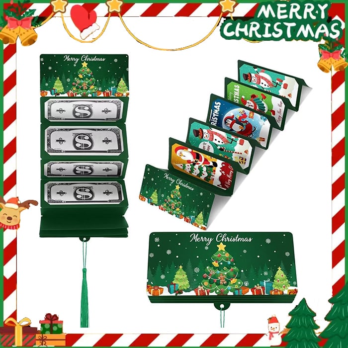 🏆Flash Sale⚡ 50K+ SOLD! Almost Gone🎅💸Christmas Cash Gift Envelope– A creative way to give cash this Christmas!
