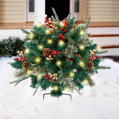 🎄Christmas Promotion 50% OFF🔥Pre-lit Artificial Christmas Tree Urn Filler💐