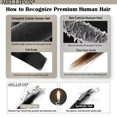 🔥Each $1.49 On Sale Today Only🎁Frienddyshop®Virgin Human Hair Seamless Tape-In Extensions-20pieces