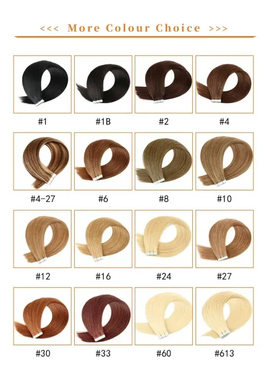 🔥Each $1.49 On Sale Today Only🎁Frienddyshop®Virgin Human Hair Seamless Tape-In Extensions-20pieces
