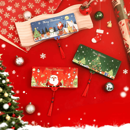 🏆Flash Sale⚡ 50K+ SOLD! Almost Gone🎅💸Christmas Cash Gift Envelope– A creative way to give cash this Christmas!