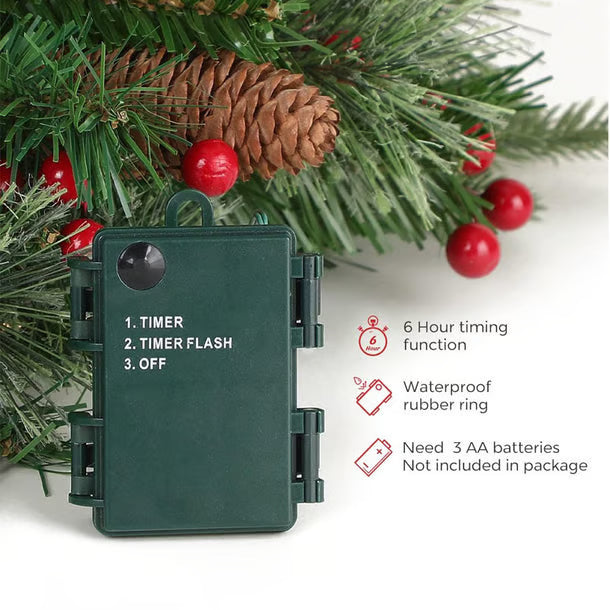 🎄Christmas Promotion 50% OFF🔥Pre-lit Artificial Christmas Tree Urn Filler💐