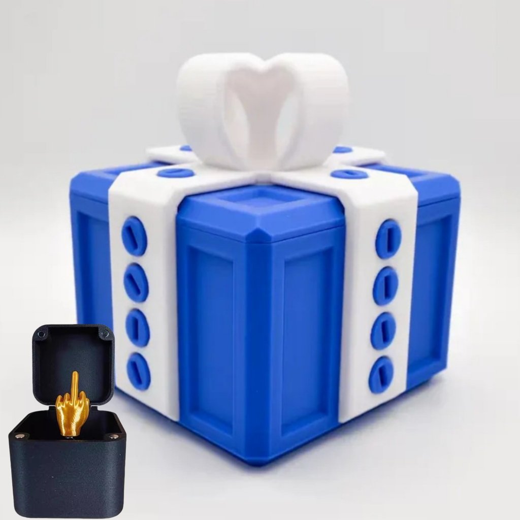 🎁 3D Printed Annoying Gift Box 😂 - Ideal for Pranks and Mischief!