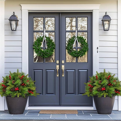 🎄Christmas Promotion 50% OFF🔥Pre-lit Artificial Christmas Tree Urn Filler💐