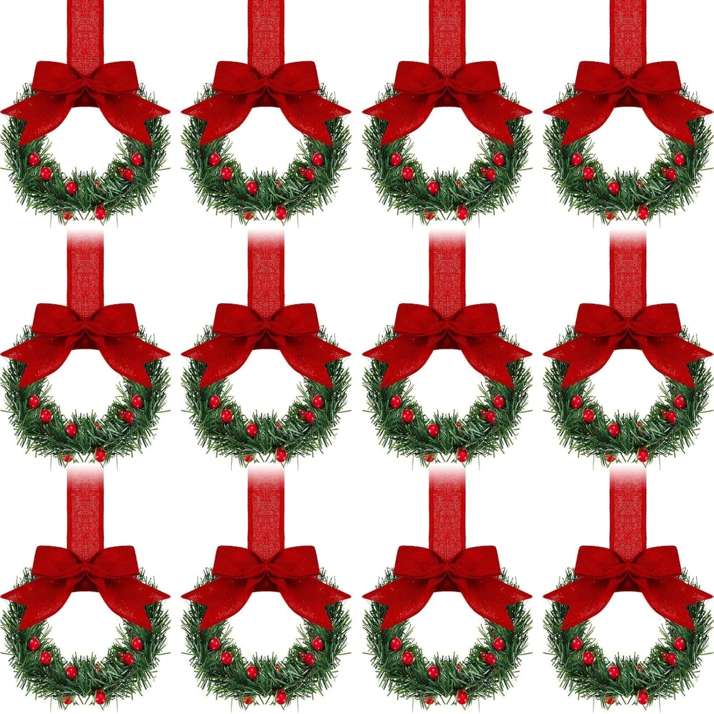 Hot Sale⚡ 50K+ SOLD! Almost Gone-💥🎁Christmas Mini Window Wreaths