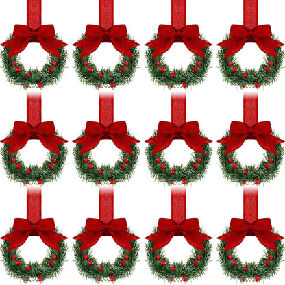Hot Sale⚡ 50K+ SOLD! Almost Gone-💥🎁Christmas Mini Window Wreaths